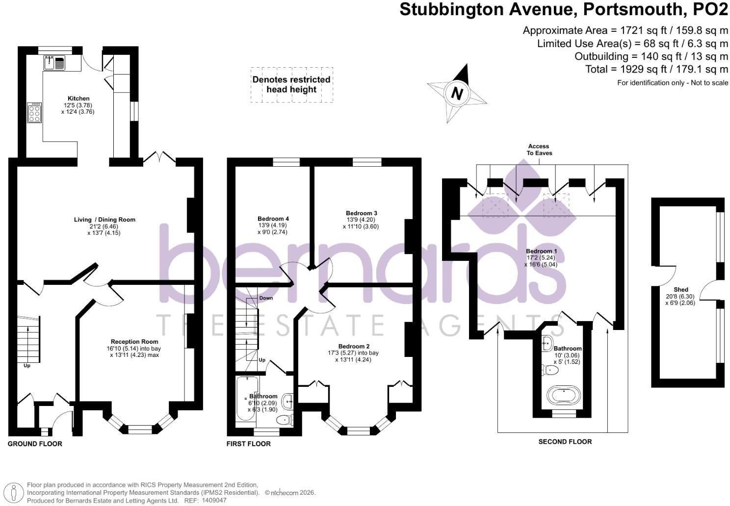 105, Stubbington Avenue floorplan