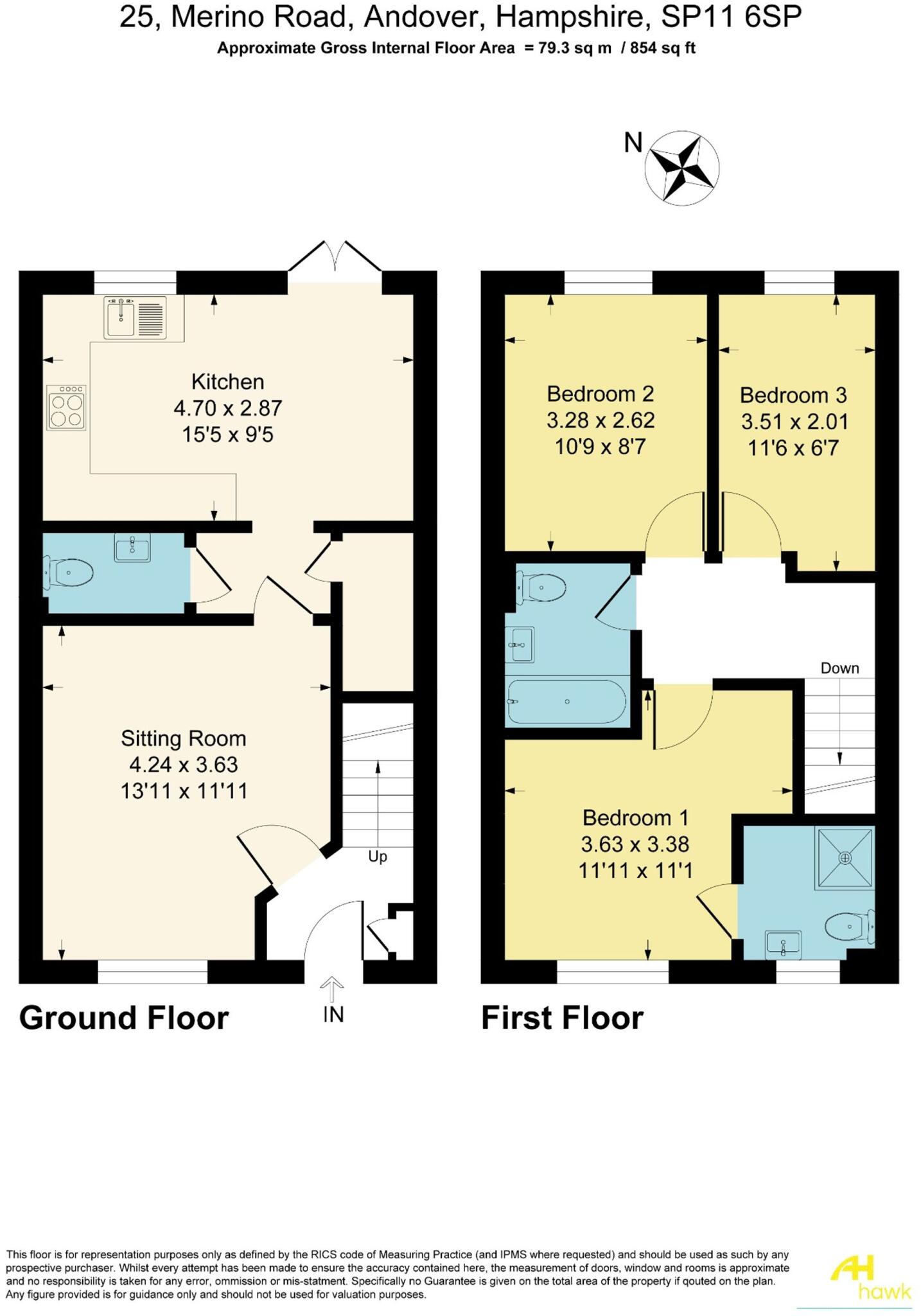 Merino Road, Andover, SP11 floorplan