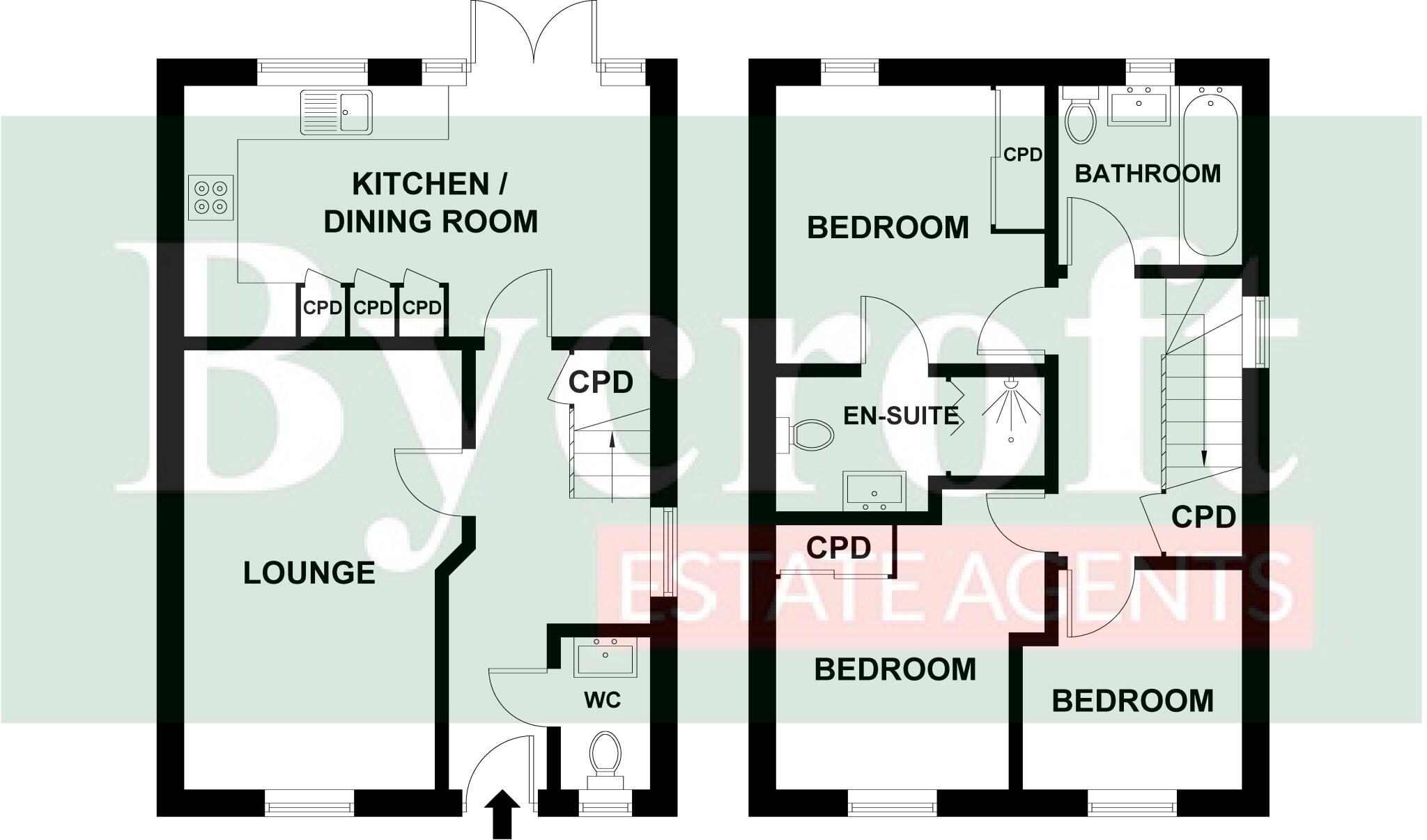 Sparrowhawk Close, Hopton, Great Yarmouth floorplan