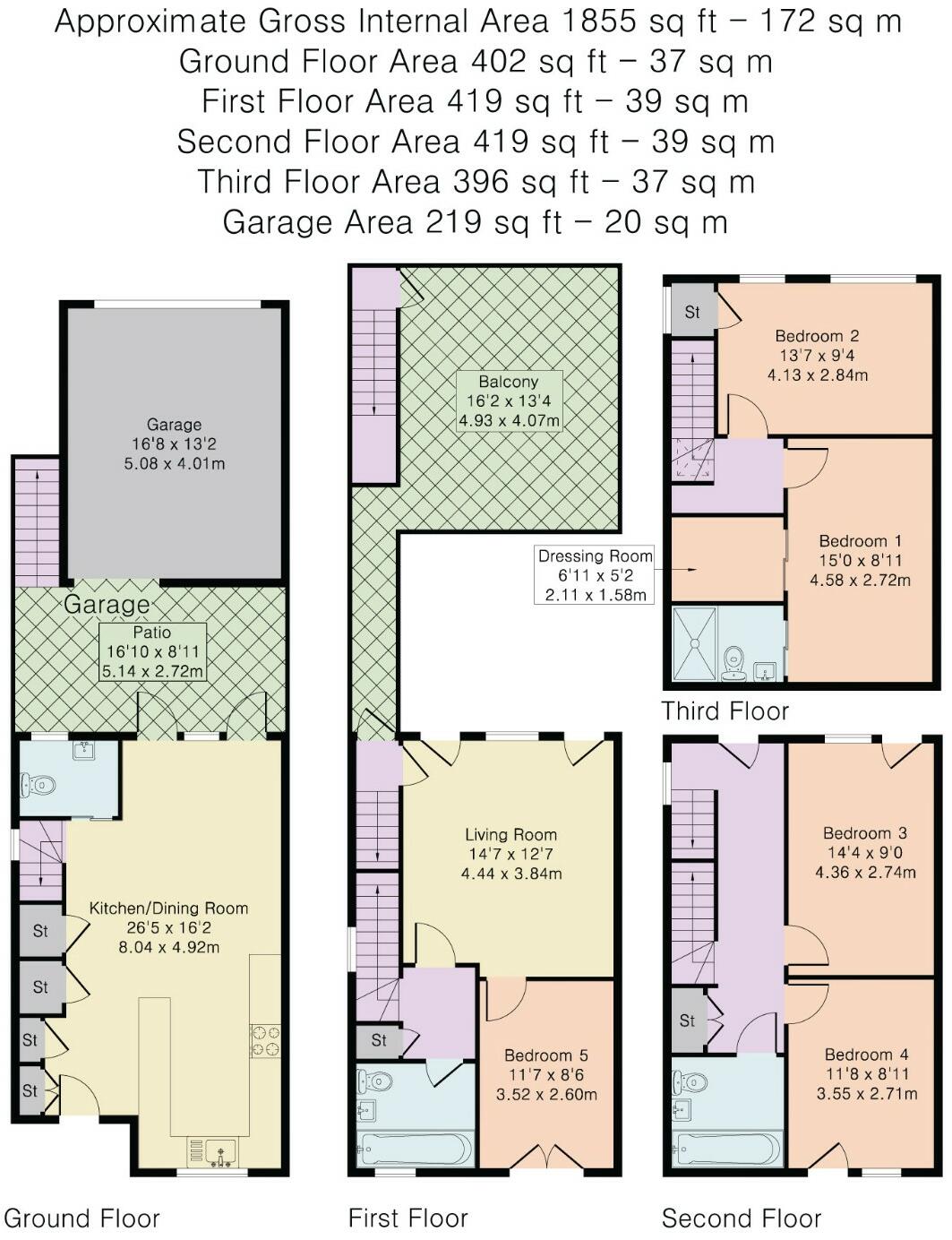 Keirin Road, London, E20 floorplan