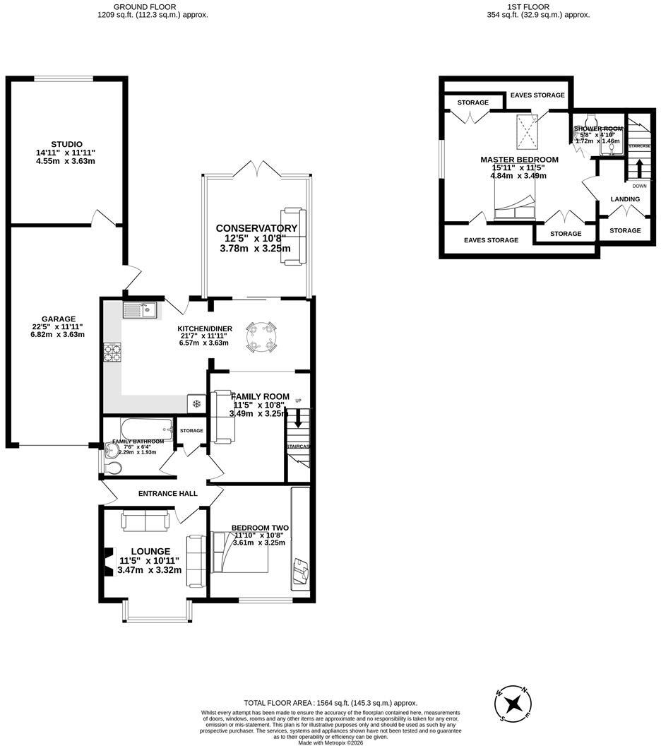 Liverpool Old Road, Much Hoole, Preston floorplan