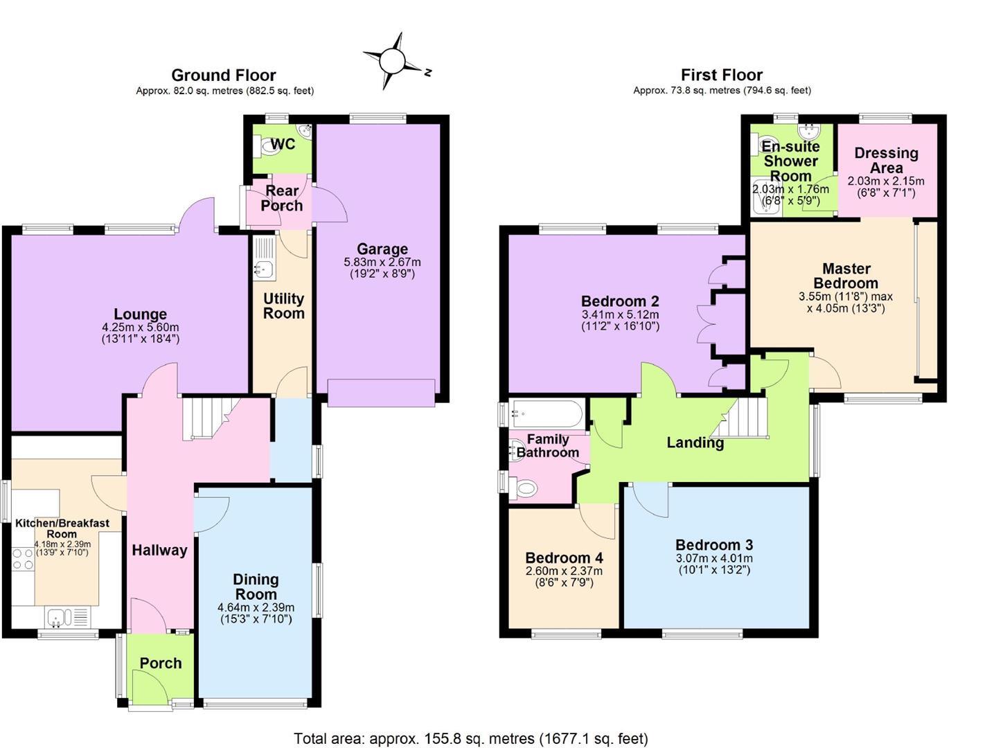 16, Barrowfield Lane, Kenilworth floorplan