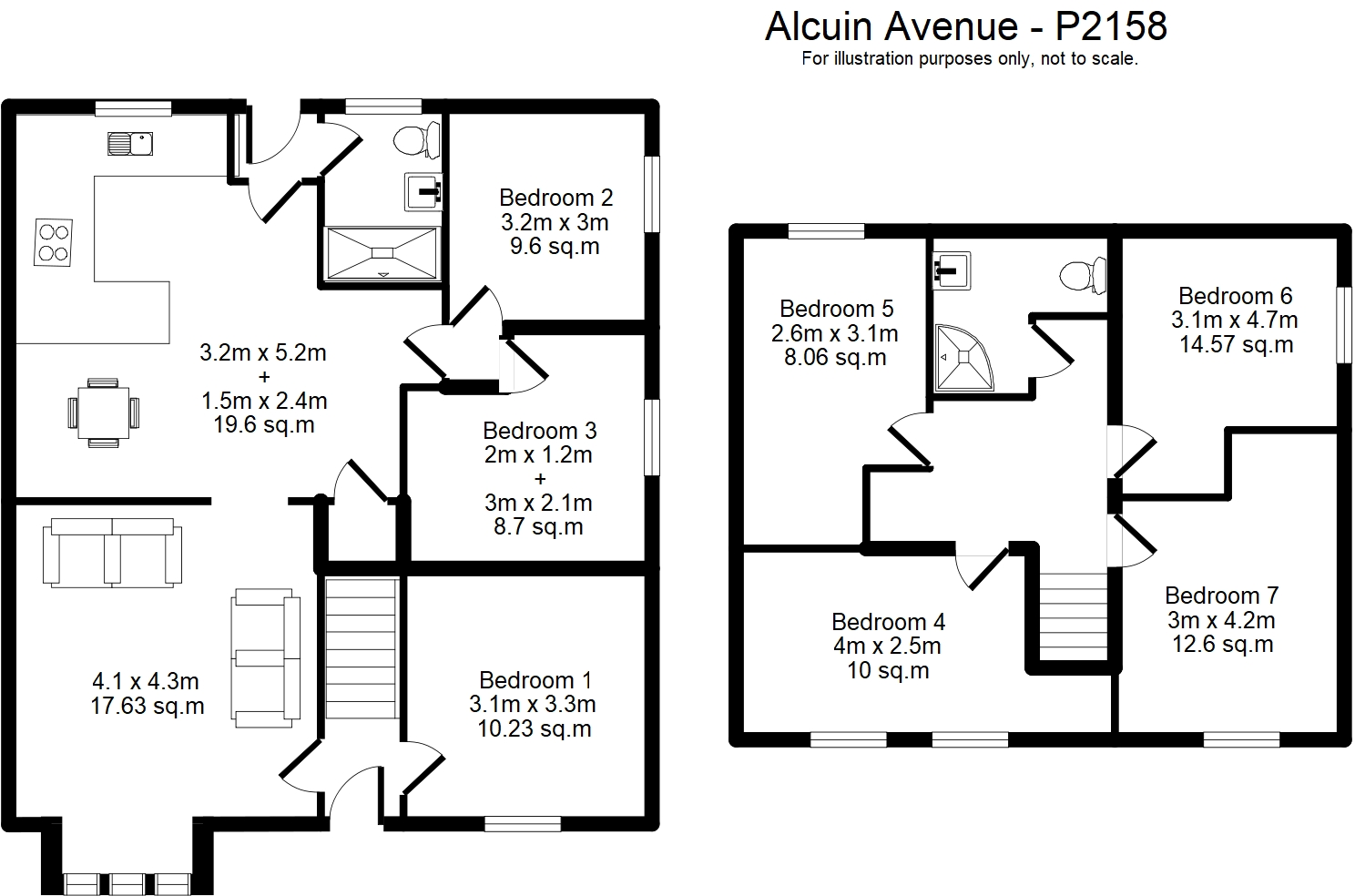 Alcuin Avenue, Tang Hall floorplan