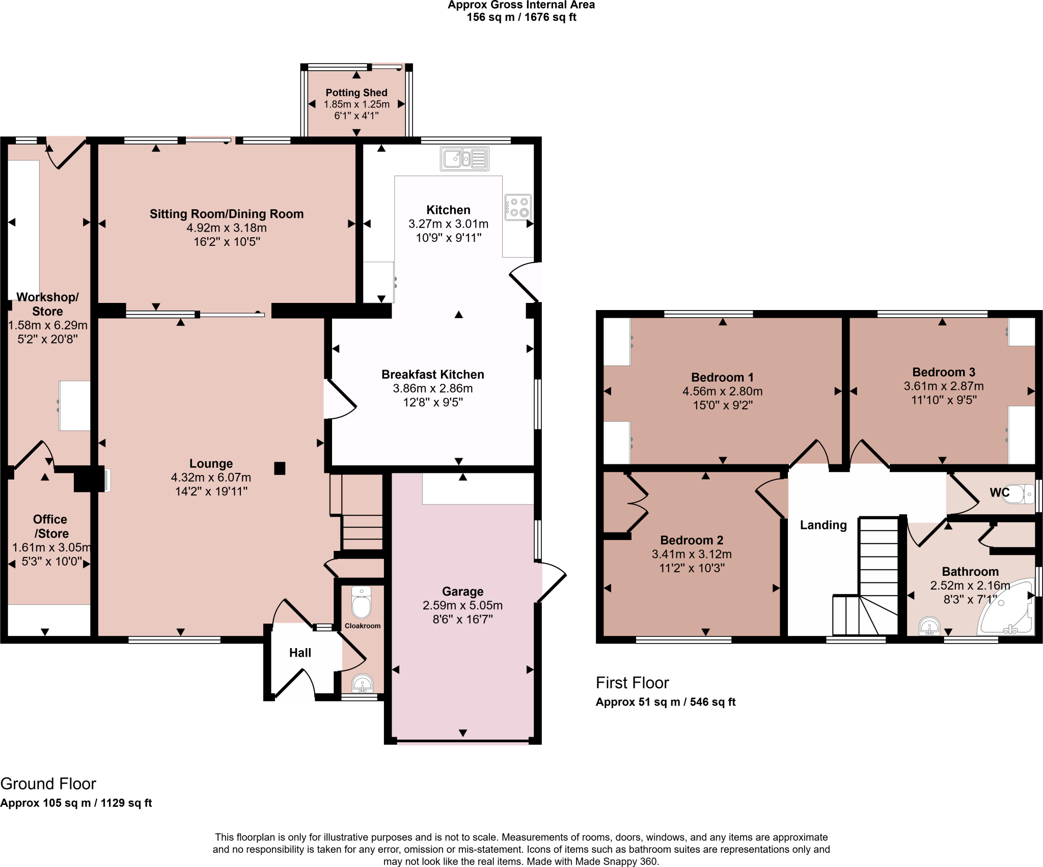 Latimer Road, Cropston floorplan
