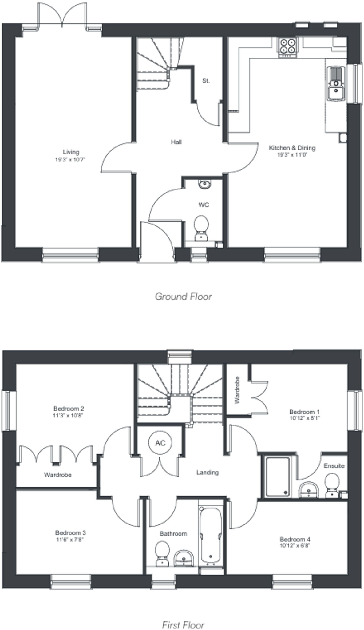18 Tower Drive, Eccleshall, ST21 floorplan