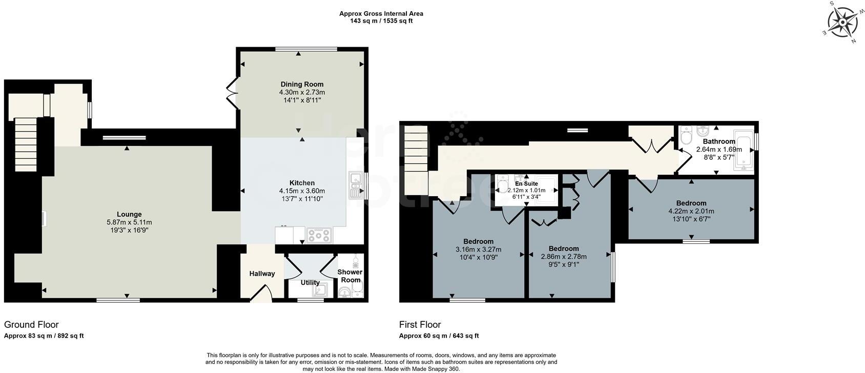 The Farmhouse, Great House Farm, St Fagans, Cardiff floorplan