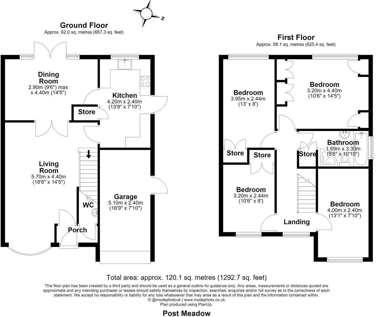 Post Meadow, Billericay floorplan