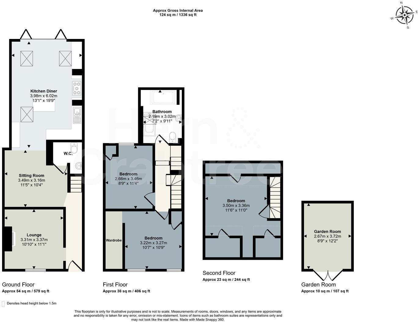 Westbury Terrace, Victoria Park, Cardiff floorplan