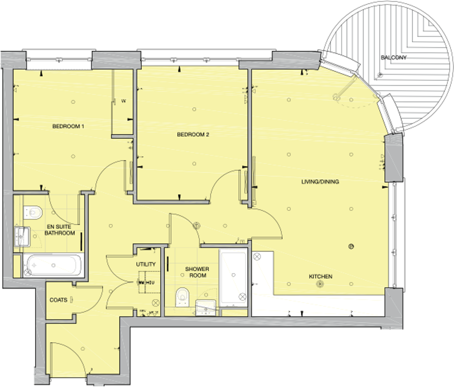 Grayston House, Ottley Drive, London, SE3 9FP floorplan
