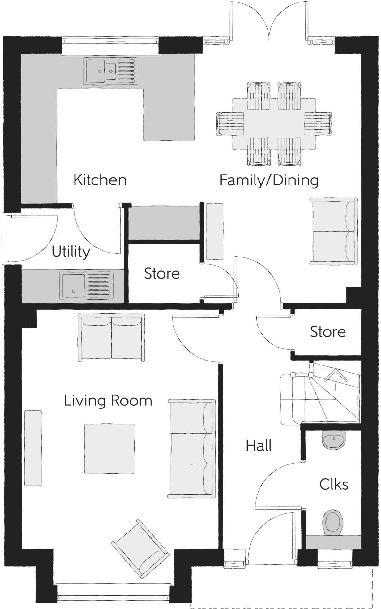 Staverton Lodge Daventry Northamptonshire floorplan