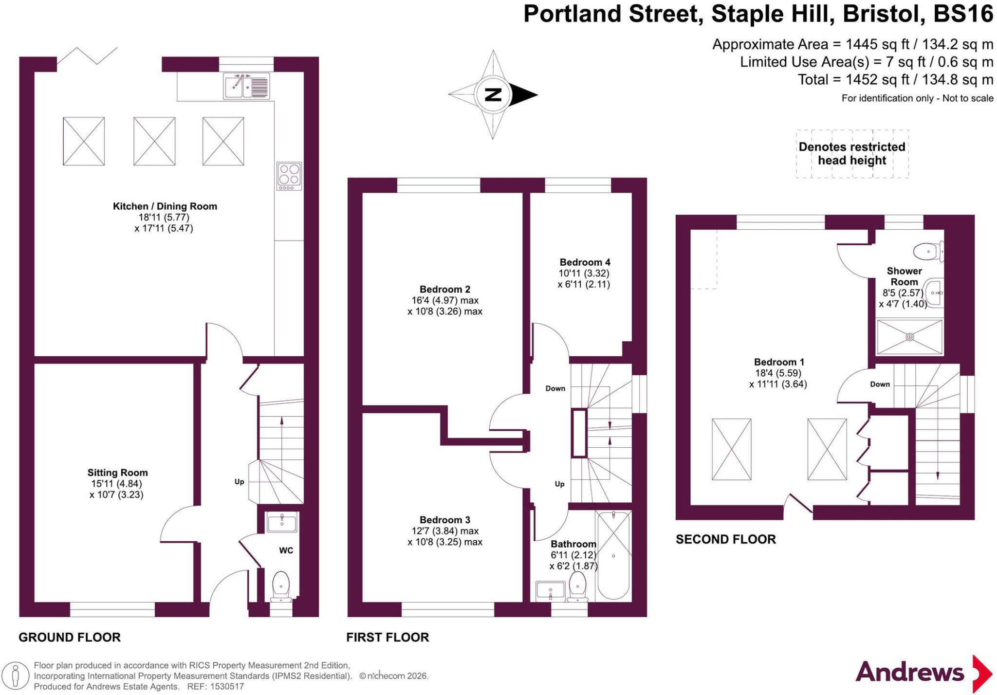Portland Street, Staple Hill, Bristol, Gloucestershire, BS16 floorplan