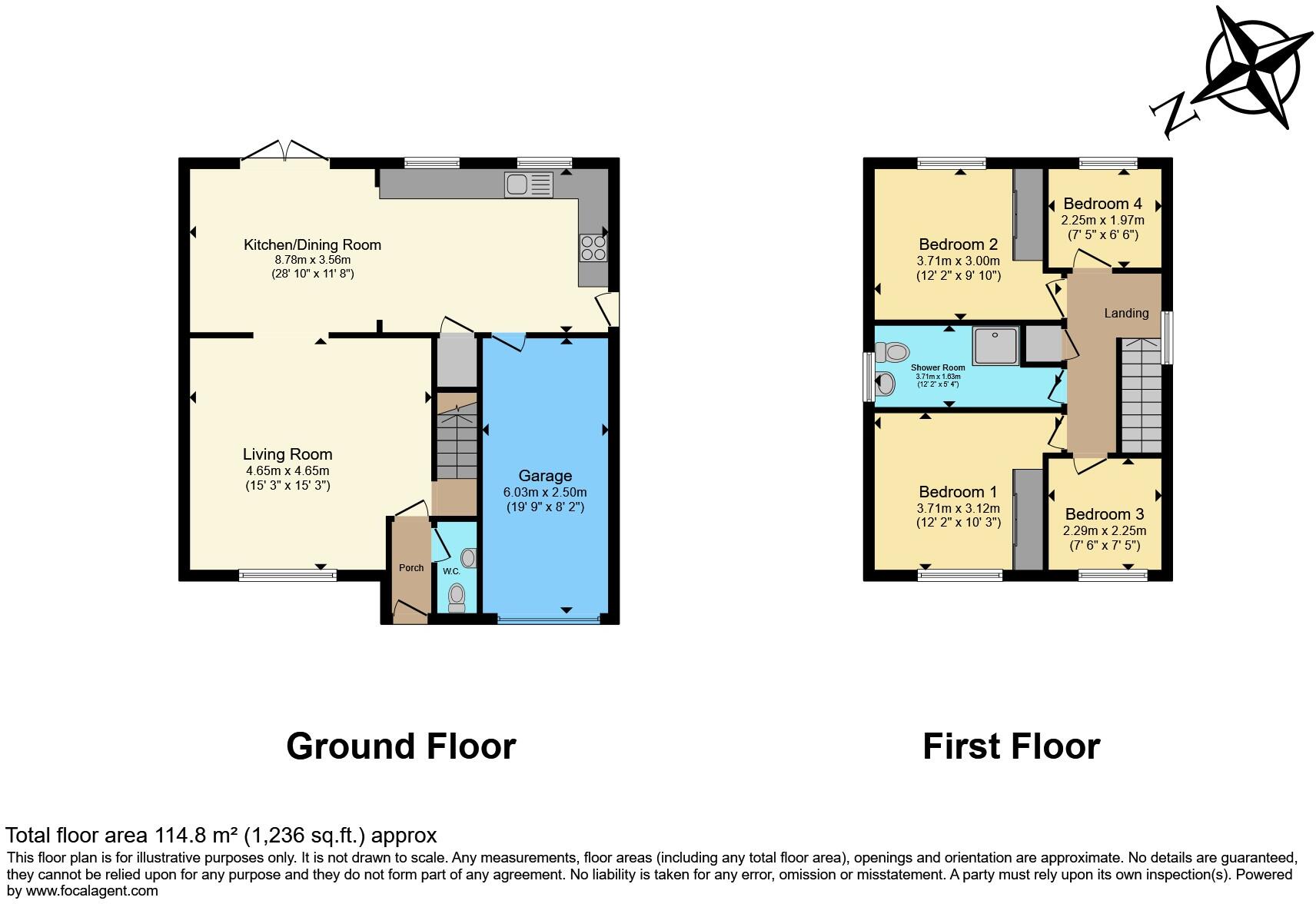 Charles Avenue, Essington, WV11 floorplan