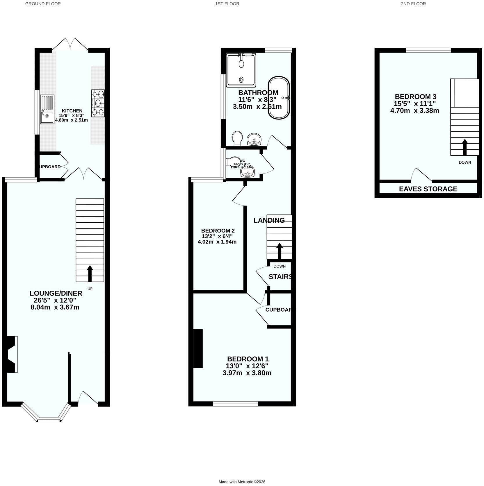 Drew Street, Brixham, Devon, TQ5 floorplan
