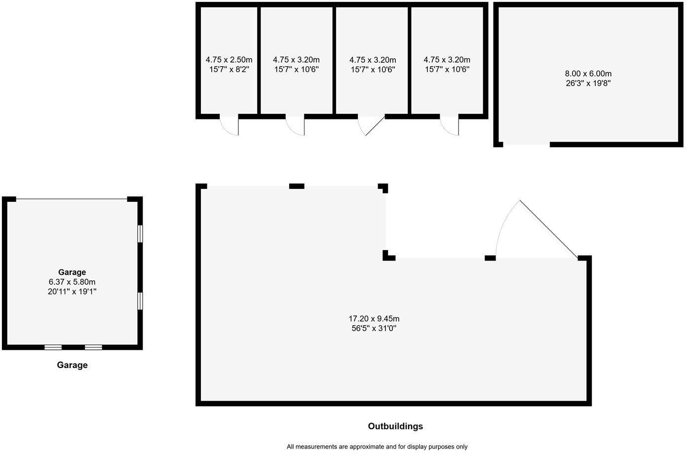 Dinnington Farm, Moorwood Moor, South Wingfield floorplan