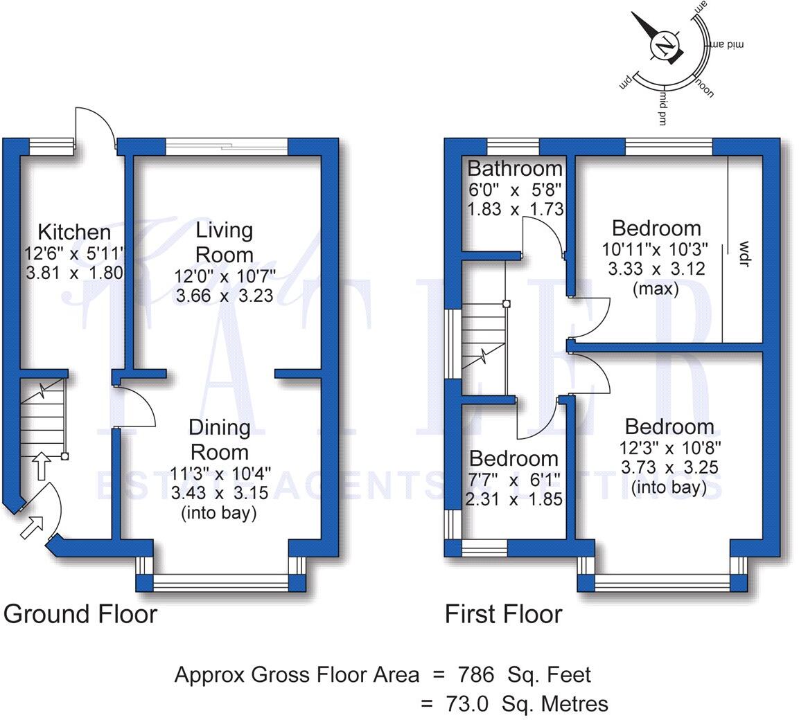 Asterfield Avenue, Higher Bebington, Wirral floorplan