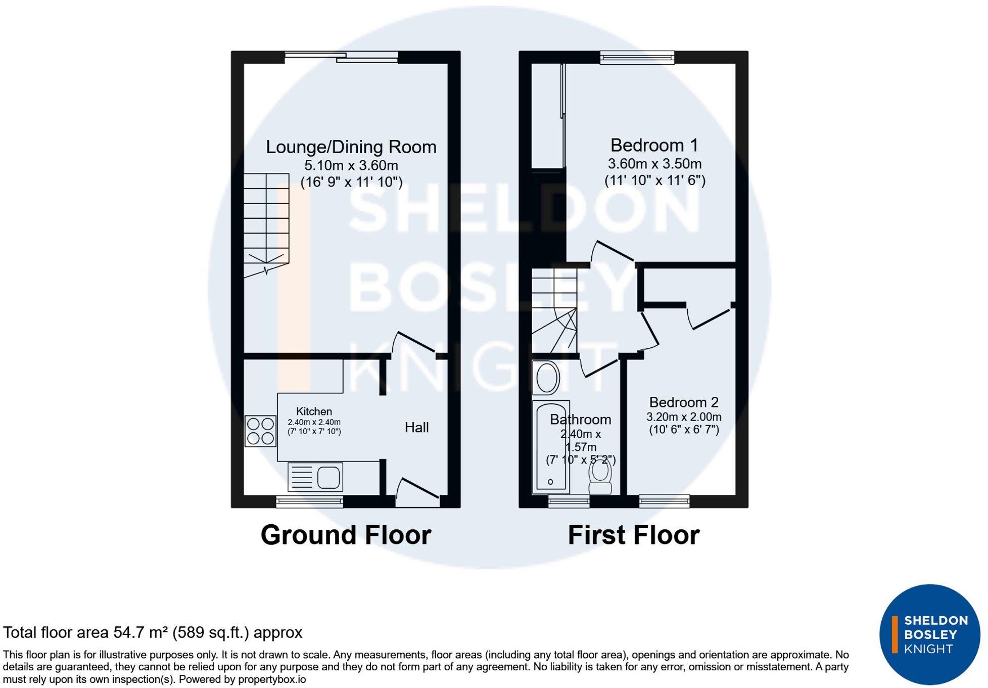 St. Michaels Close, Evesham, WR11 floorplan
