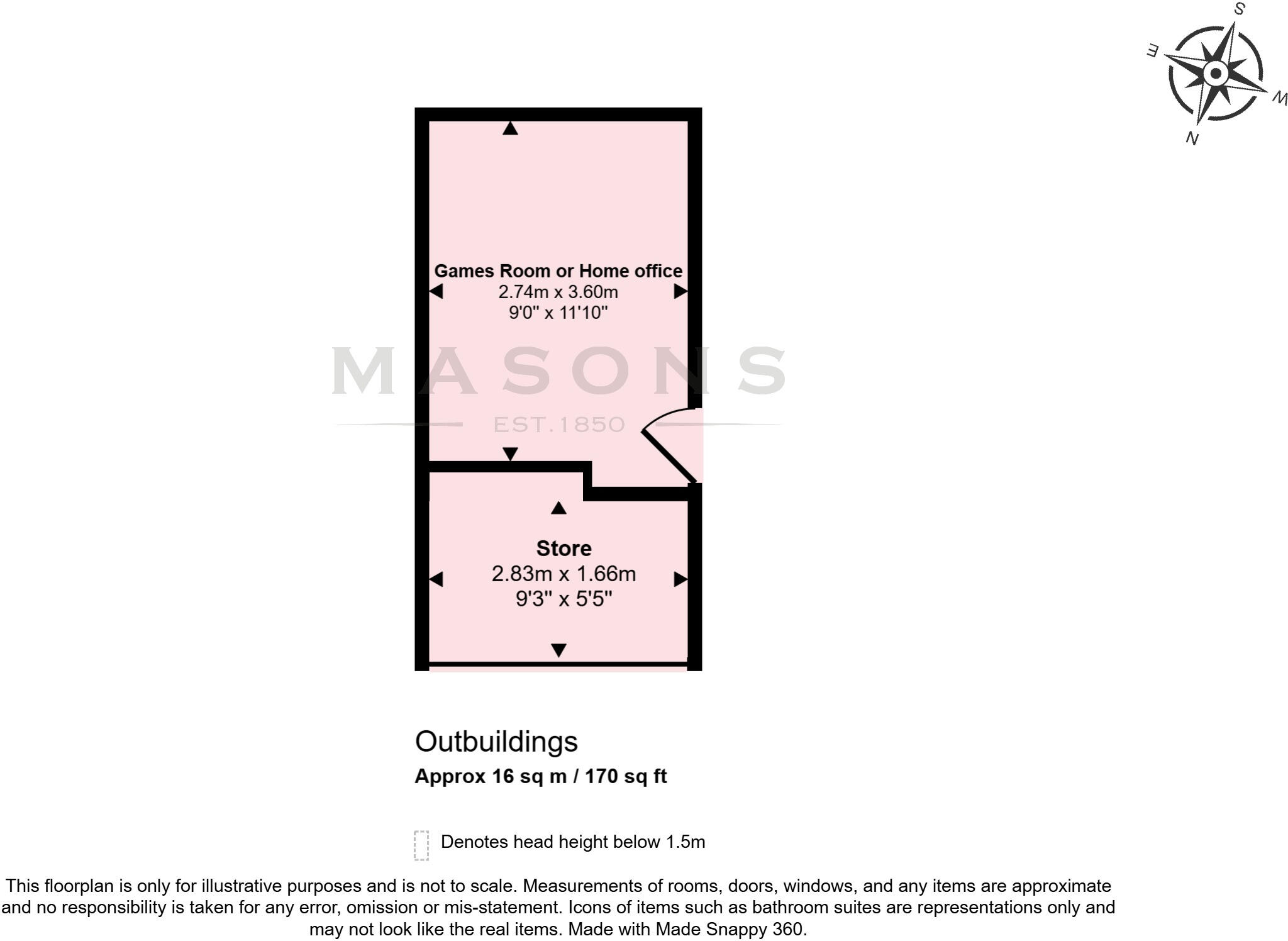 19 Penrose Place, Manby LN11 8DZ floorplan