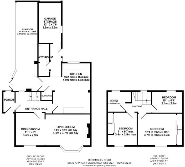 Medomsley Road, Consett, County Durham, DH8 floorplan