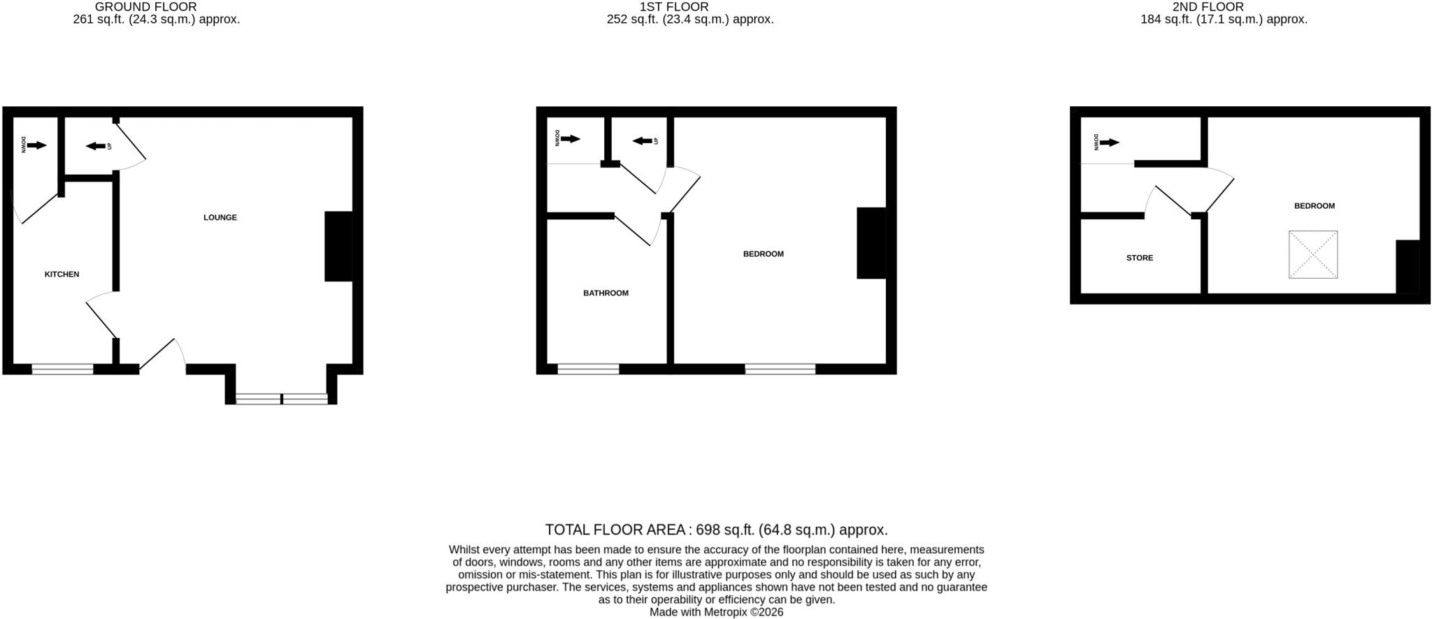 11 Bexley Avenue, Leeds, West Yorkshire LS8 5LU floorplan