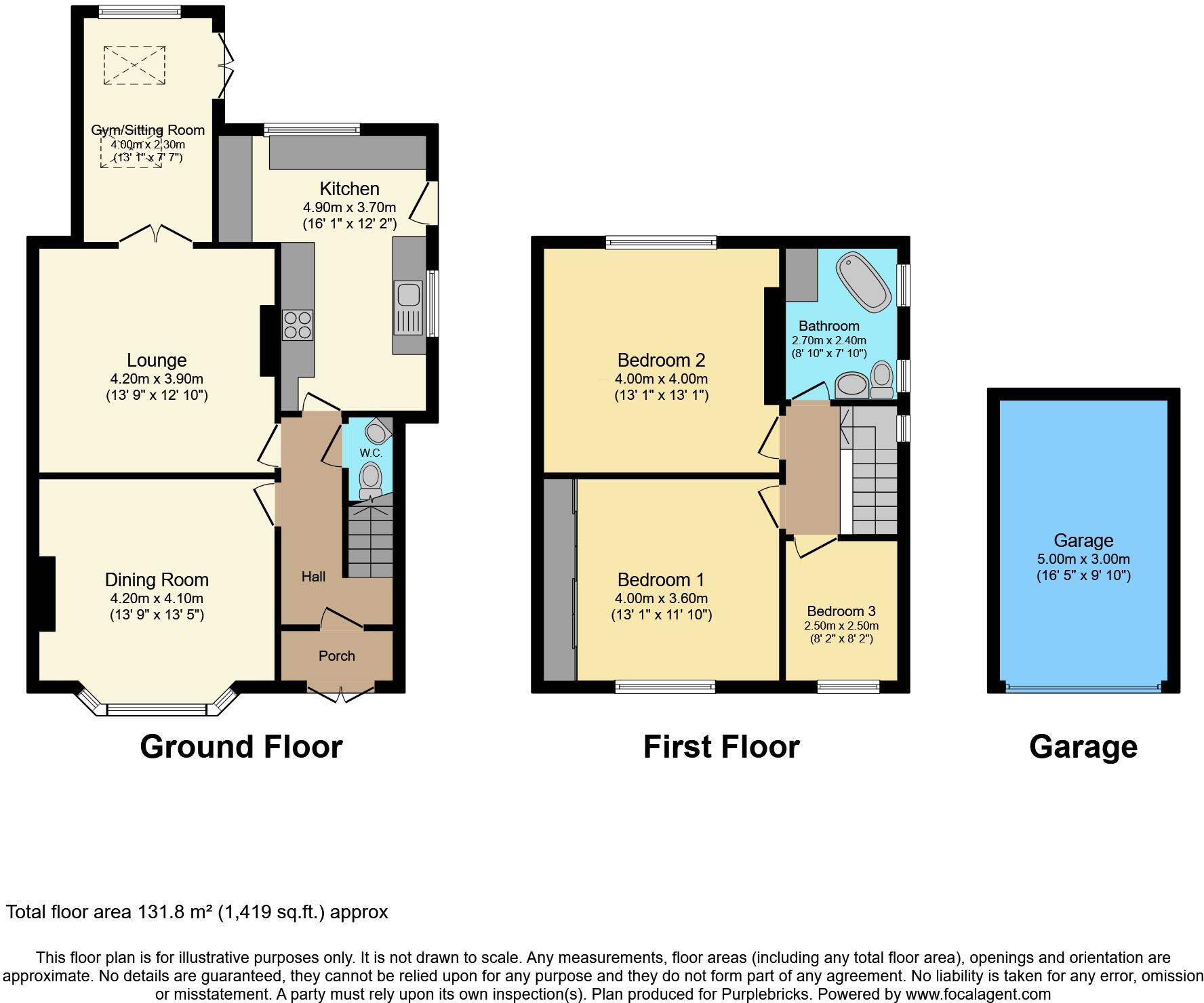Britannia Road, Leeds, LS27 floorplan