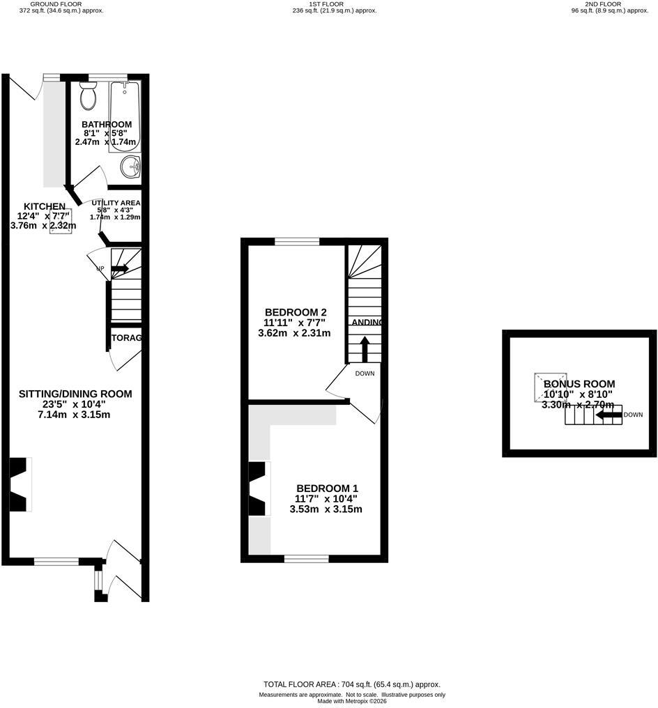 Sussex Road, Warley, Brentwood floorplan
