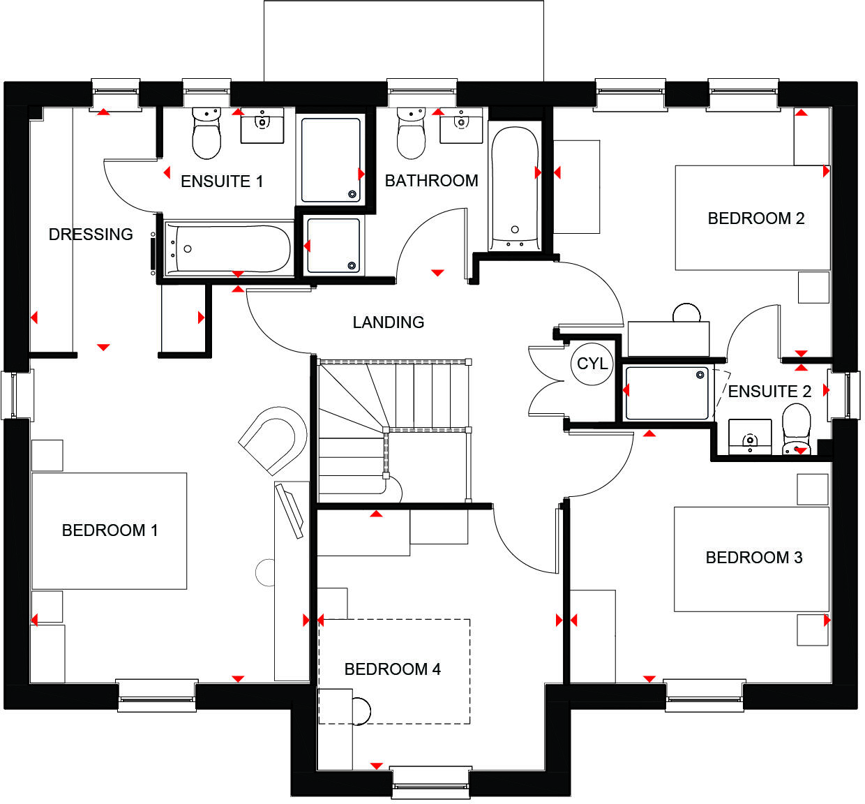 Great Horwood Road,
Winslow,
Buckinghamshire,
MK18 3LY floorplan