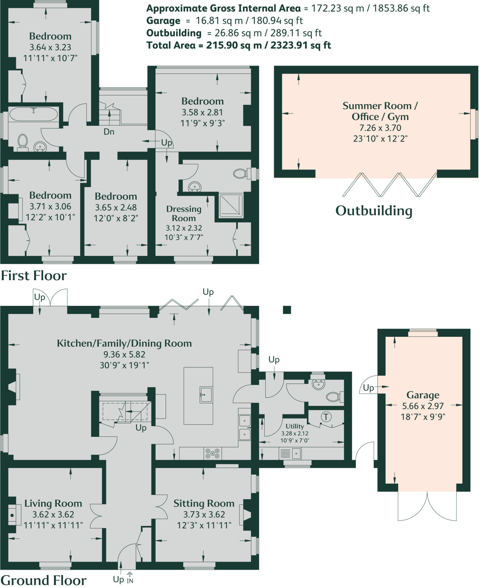 The Cedars, East Farndon floorplan