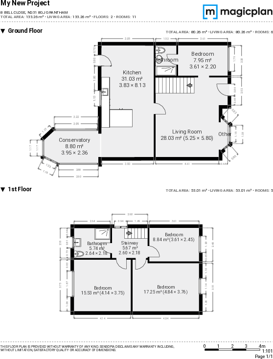 Bell Close, Gonerby Hill Foot, Grantham floorplan