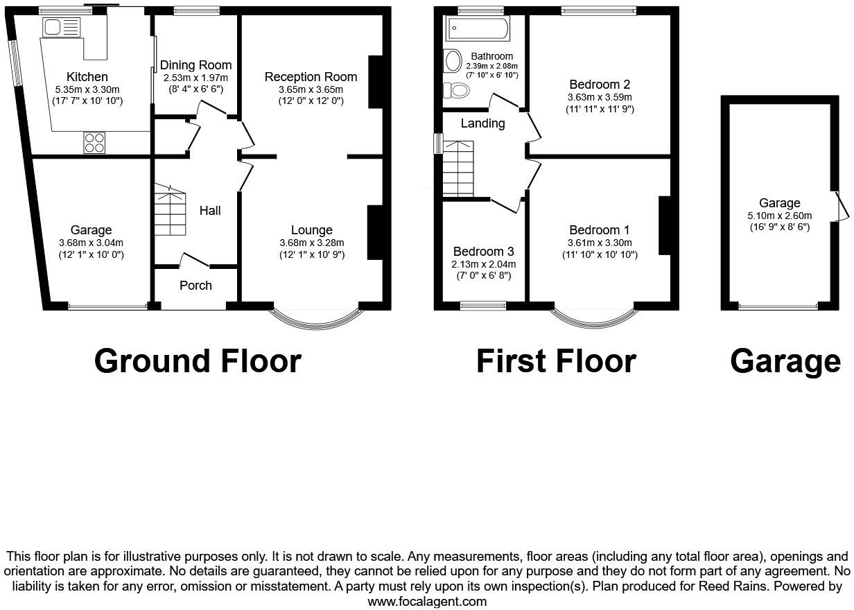 Royston Hill, East Ardsley, Wakefield, West Yorkshire, WF3 floorplan