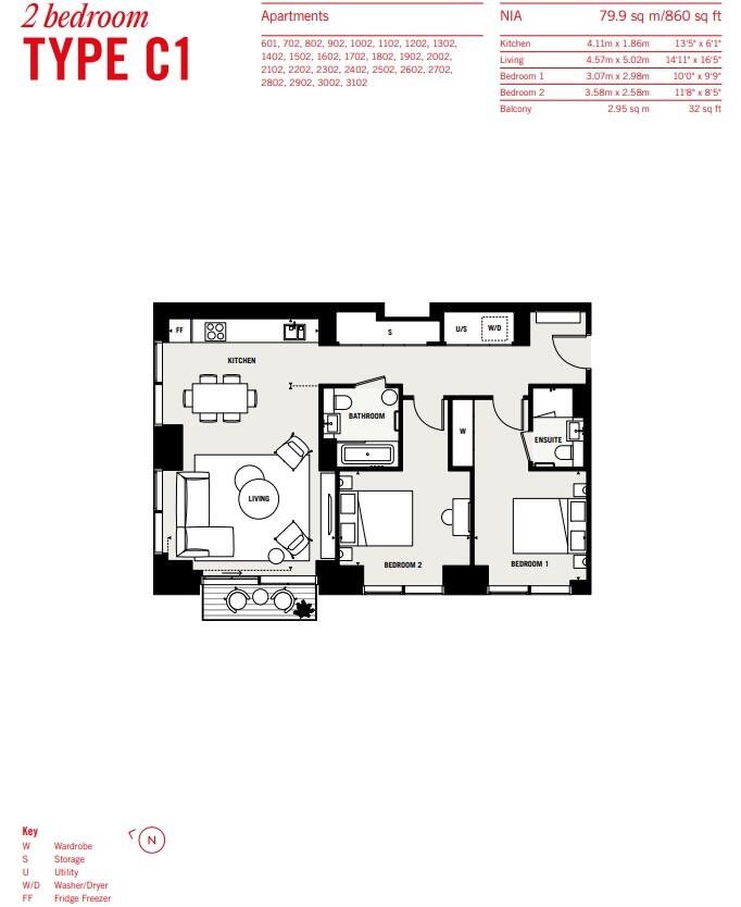 The Founding, Canada Water, SE16 floorplan