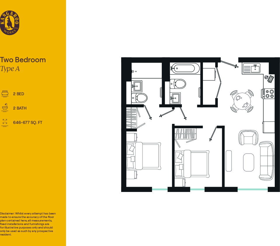 Flat 1404, Kangaroo Works, Rockingham Street, Sheffield floorplan