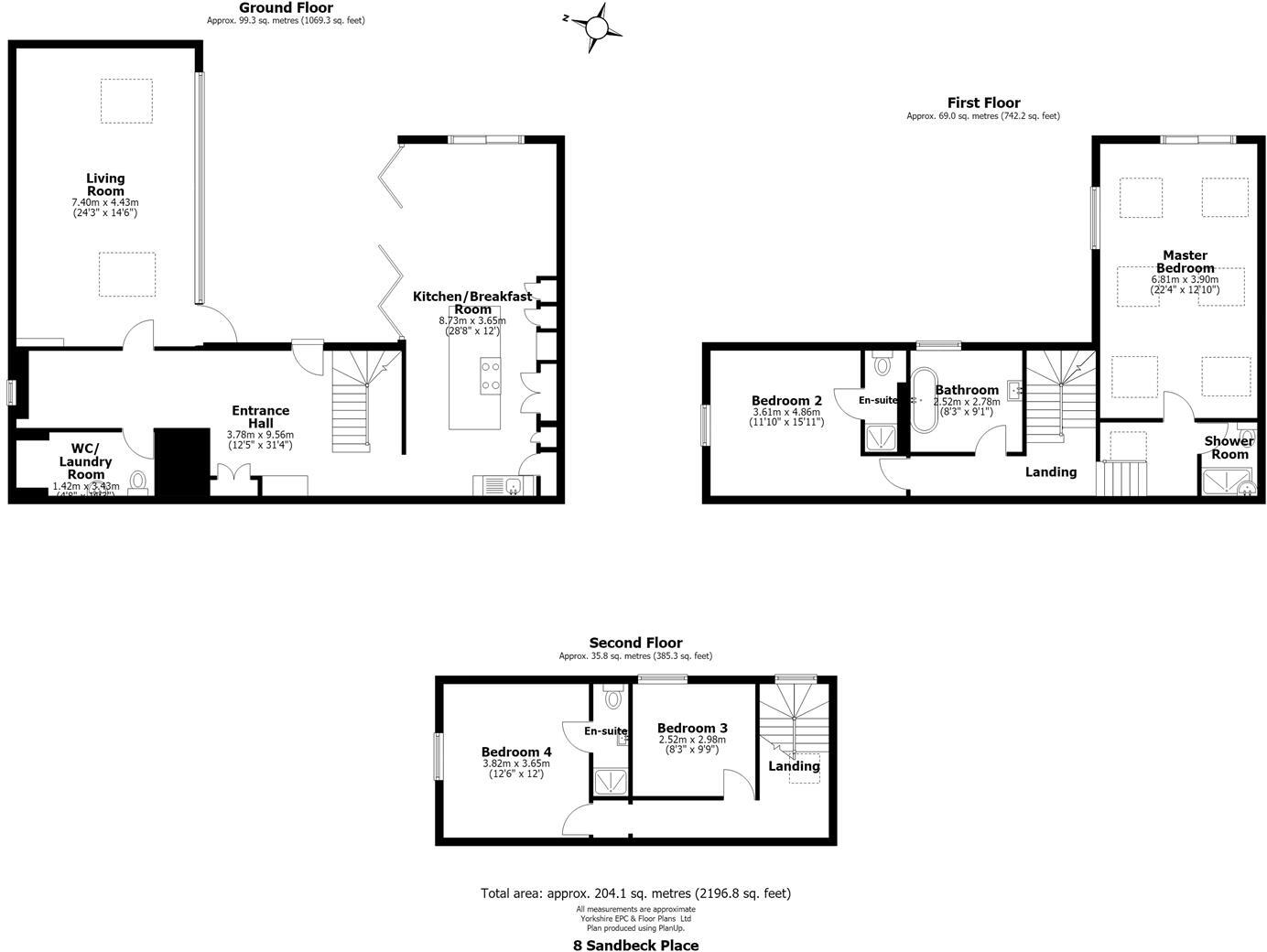 8 Sandbeck Place, Sharrowvale, S118XP floorplan