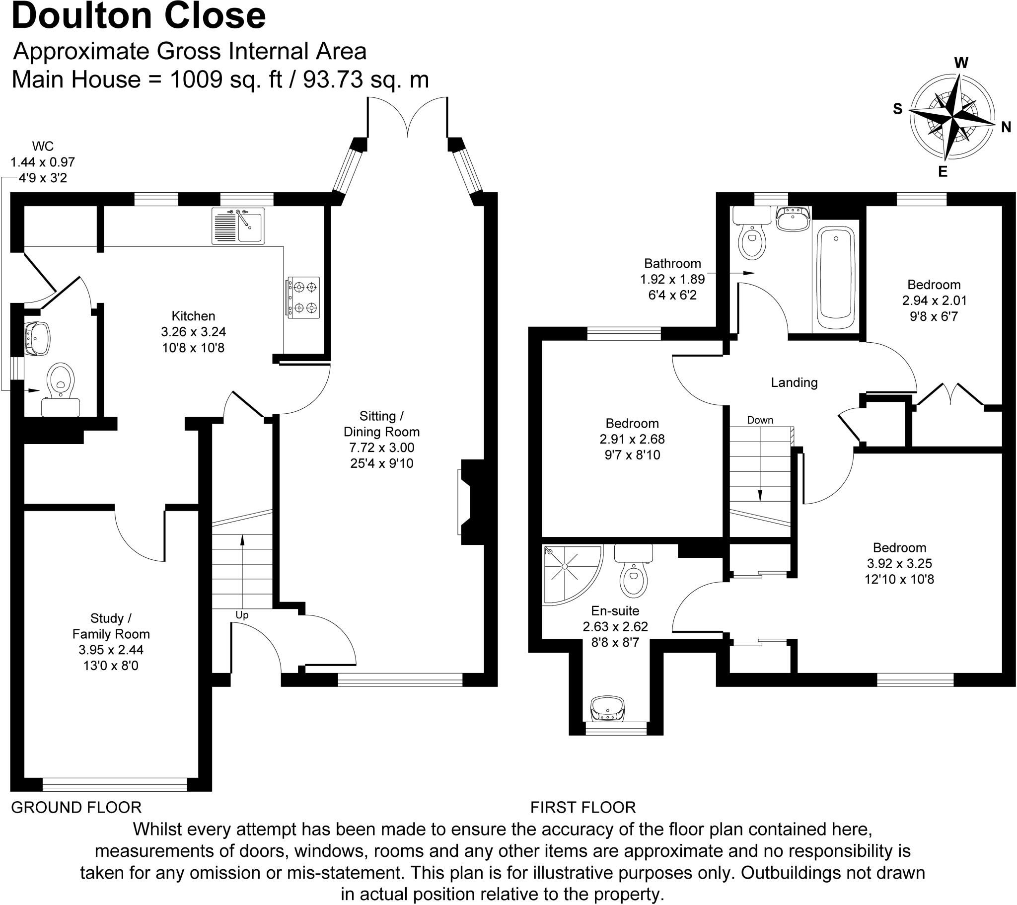 Doulton Close, Harlow, Essex, CM17 floorplan