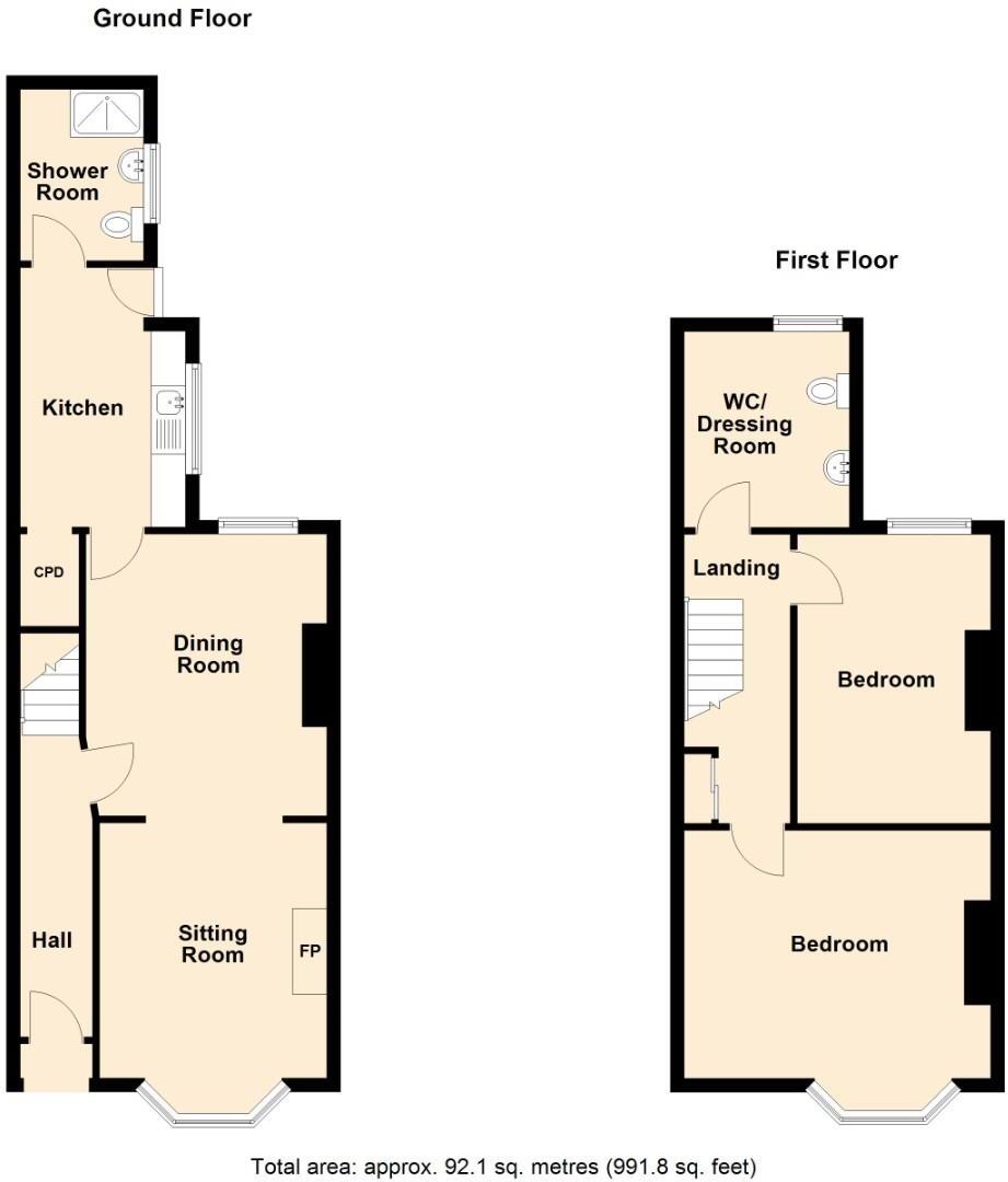 South View Road, Leamington Spa floorplan