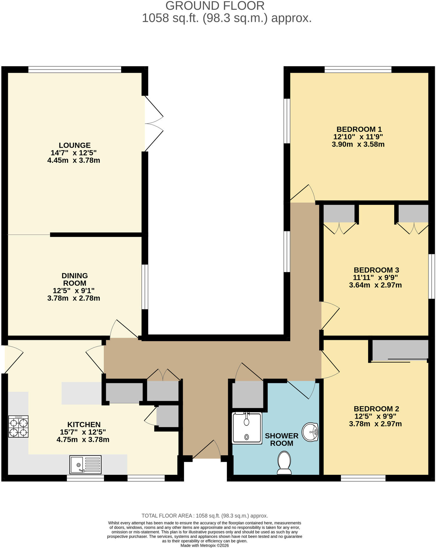 Glenelg, Sands Lane, Scotter, DN21 3TR floorplan