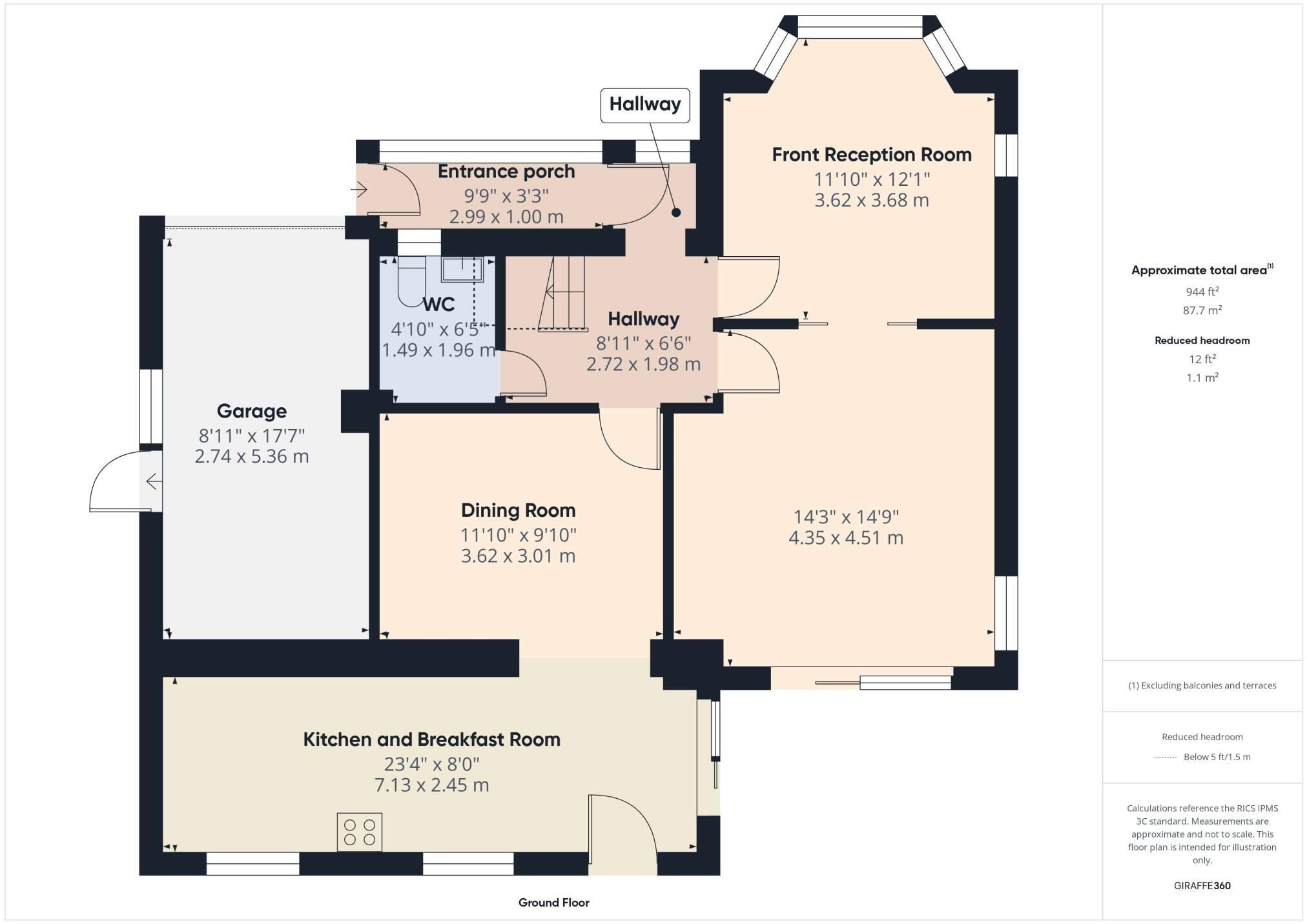 Heol Y Coed, Rhiwbina, Cardiff. CF14 floorplan