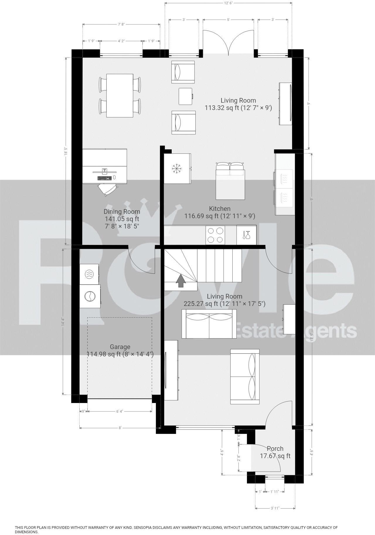 No. 18, Skipton Avenue, Carleton, Lancs FY6 7TU floorplan