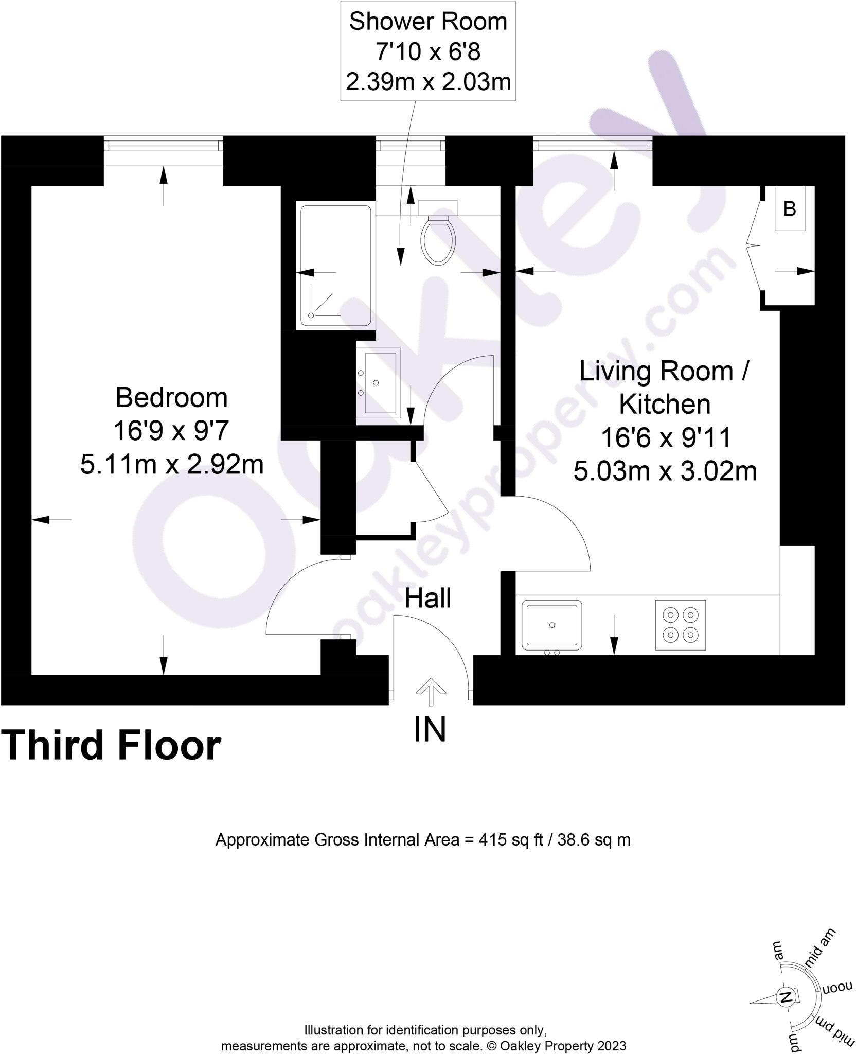 14 Brunswick Square, Hove floorplan
