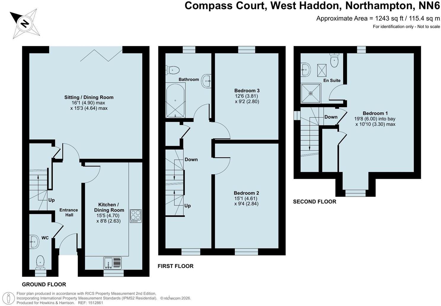 Compass Court, West Haddon, Northampton, NN6 floorplan