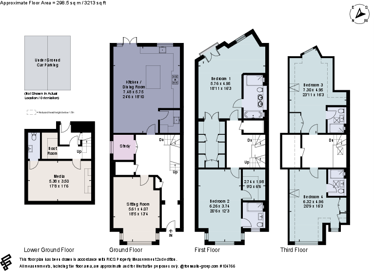 35 New Road, Esher, Surrey, KT10 floorplan