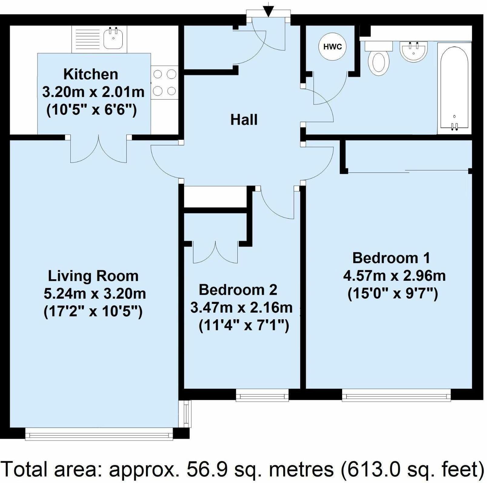 St. Johns Road, Sevenoaks, TN13 floorplan