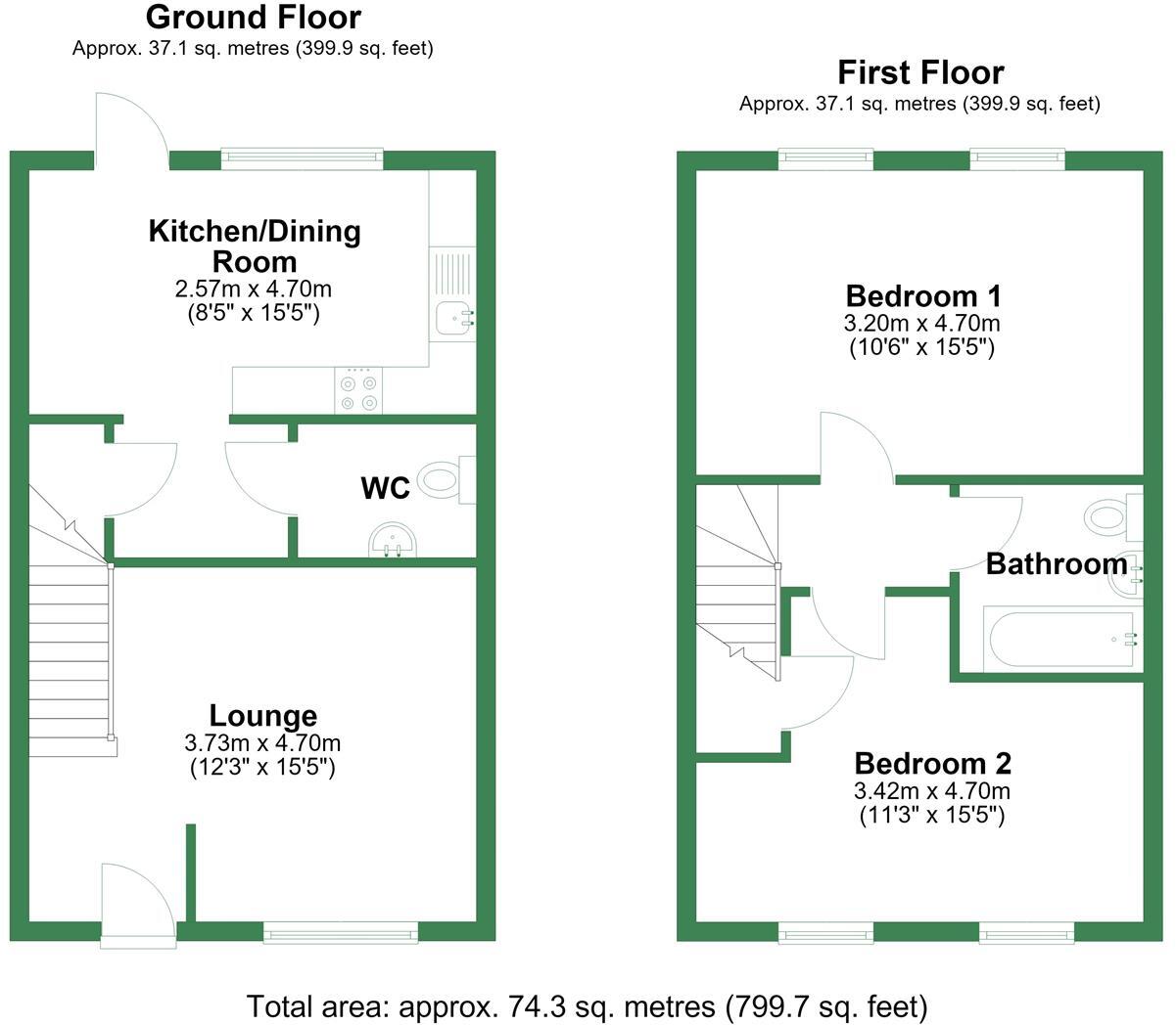 Barracuda Rise, Southam, CV47 1AU floorplan