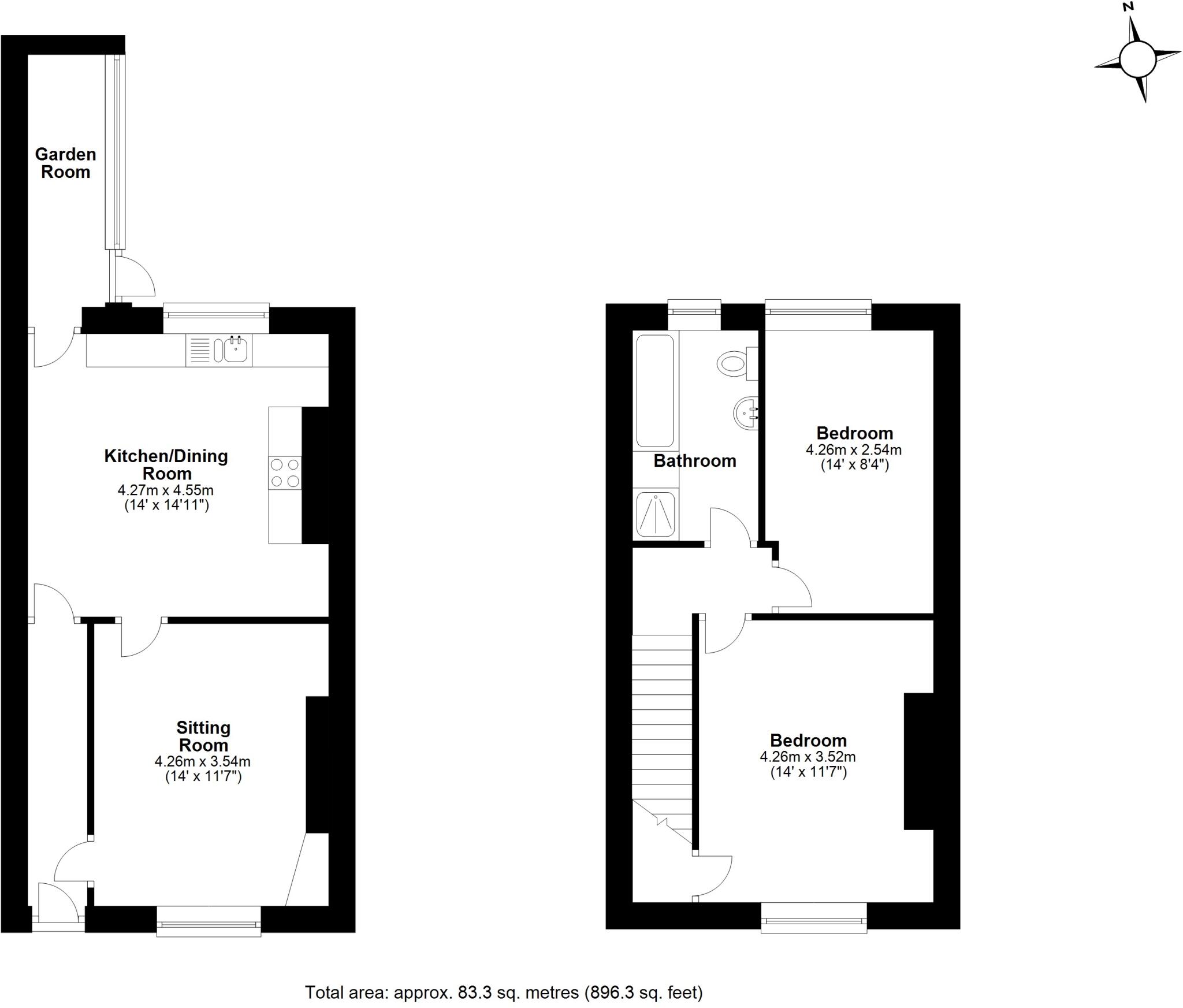 St Helens Street, Corbridge, Northumberland, NE45 floorplan