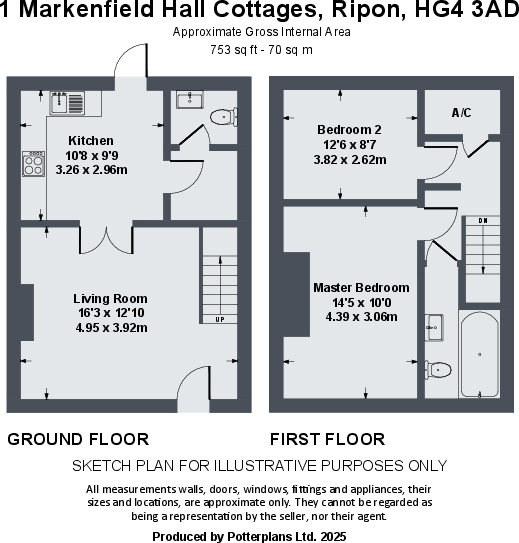 1, Markenfield Hall, Ripon floorplan