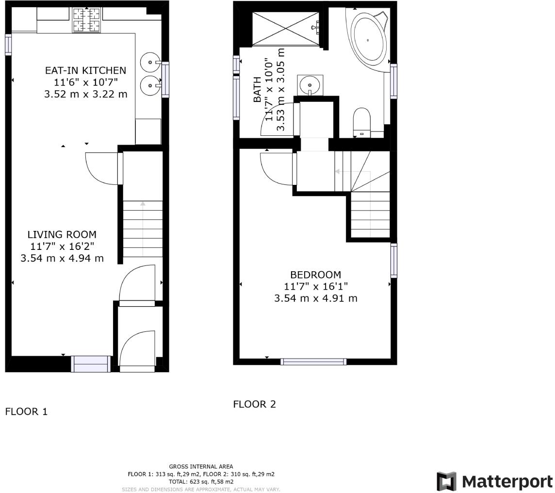 Coach House, Montgomery Street, Nottingham, NG7 4AQ floorplan