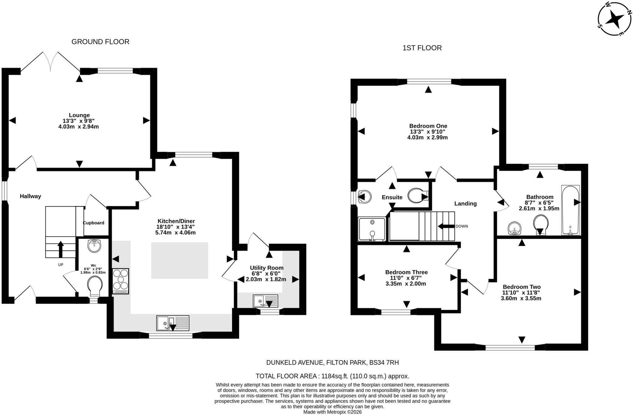 Dunkeld Avenue, Filton Park, Bristol, Gloucestershire floorplan