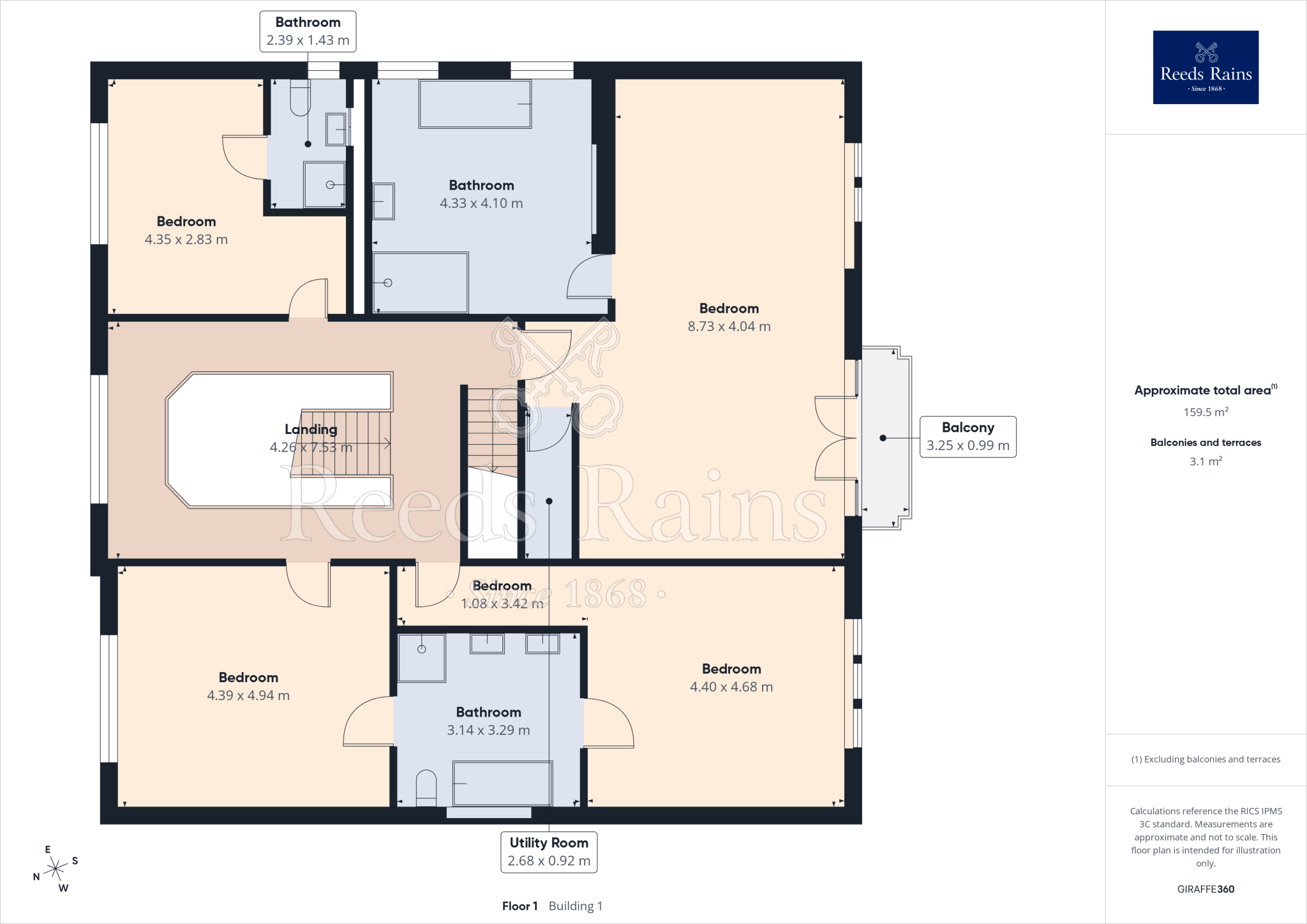 Southedge Close, Hipperholme, Halifax, West Yorkshire, HX3 floorplan