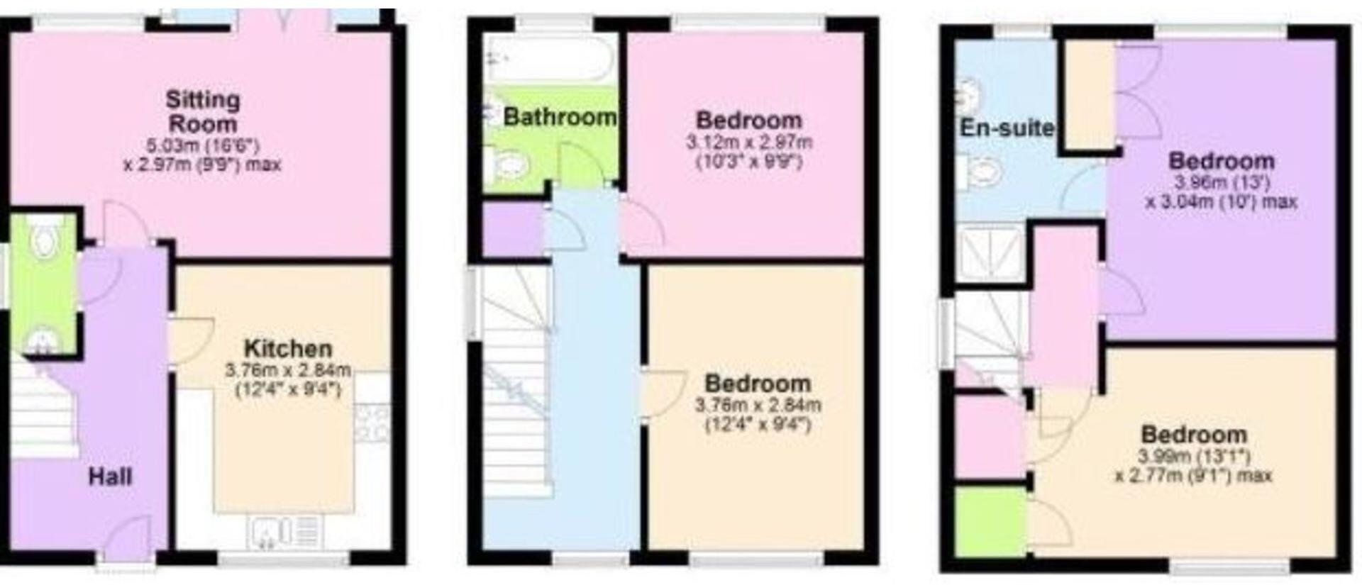 Sorrento Mews, Bridgwater, TA6 floorplan