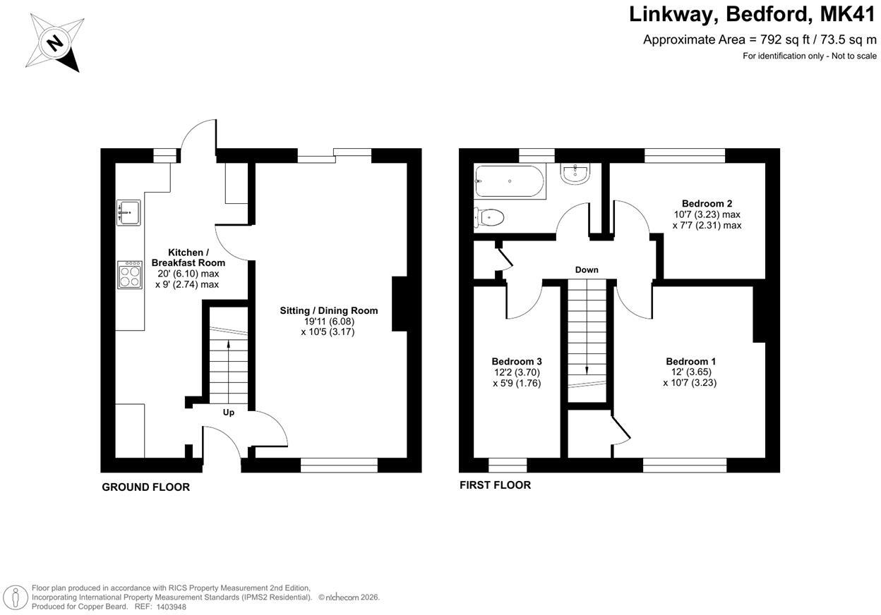 Linkway, Bedford floorplan
