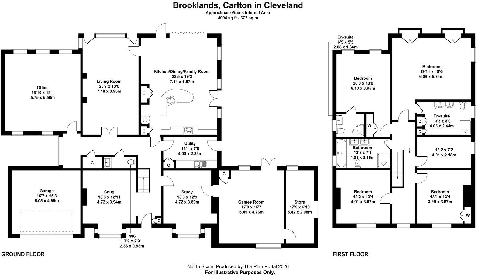 Faceby Lane, Carlton-in-Cleveland, Middlesbrough, TS9 7BJ floorplan